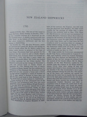 New Zealand shipwrecks 1795-1975. by Ingram, C. W. N