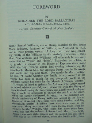 Samuel Williams of Te Aute : a Biography by Sybil M. Woods