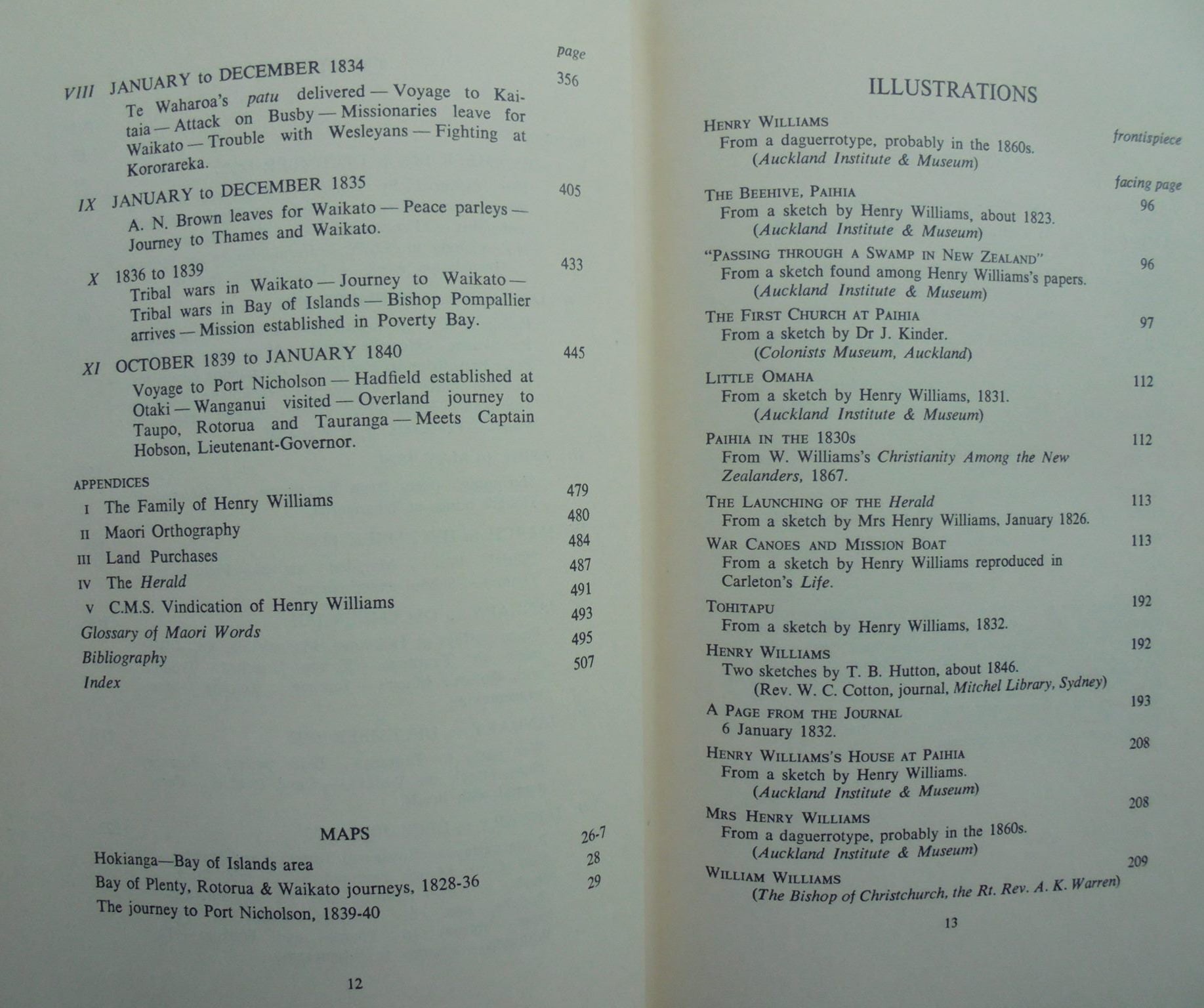 The Early Journals of Henry Williams. Senior Missionary in New Zealand 1826-40