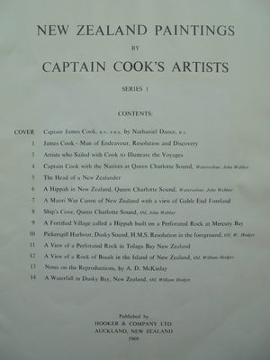 New Zealand Paintings by Captain Cook's Artists. Series 1. By Captain James Cook.