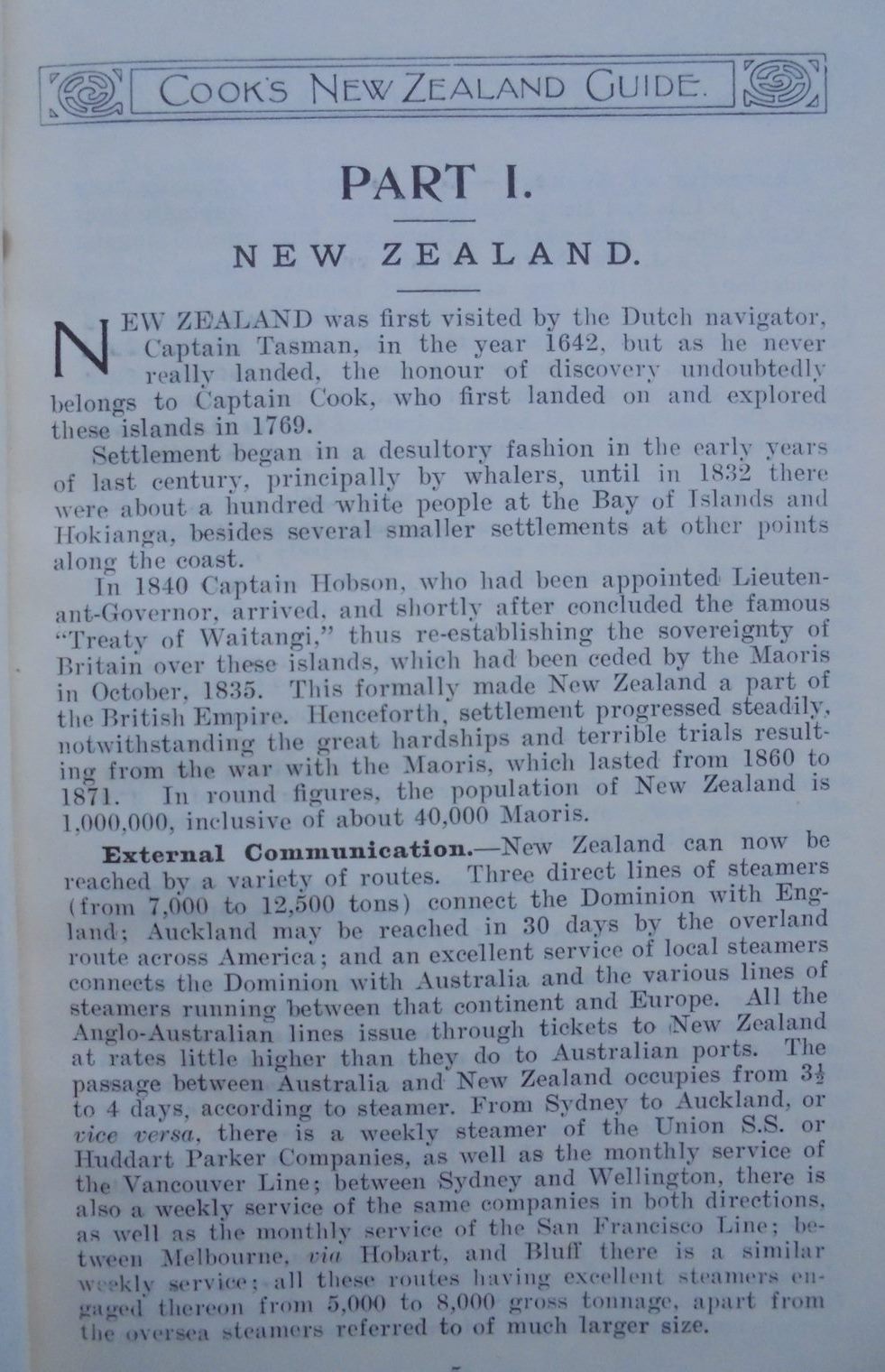 New Zealand as a Tourist Resort. A Handbook to The Hot Lakes District. (1914)