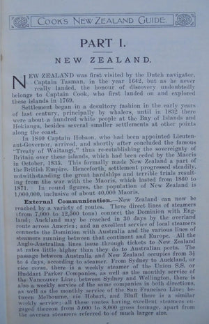 New Zealand as a Tourist Resort. A Handbook to The Hot Lakes District. (1914)