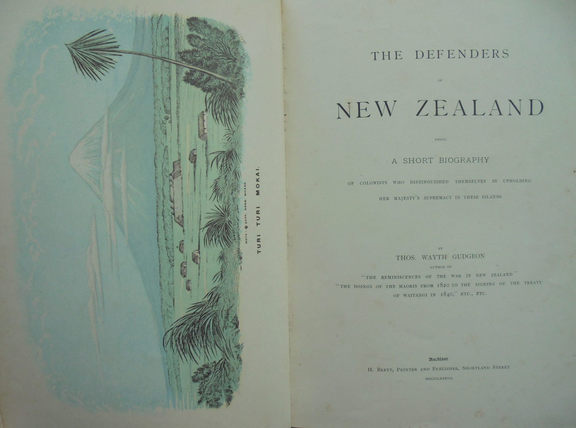 Heroes of New Zealand and Maori History of the War.