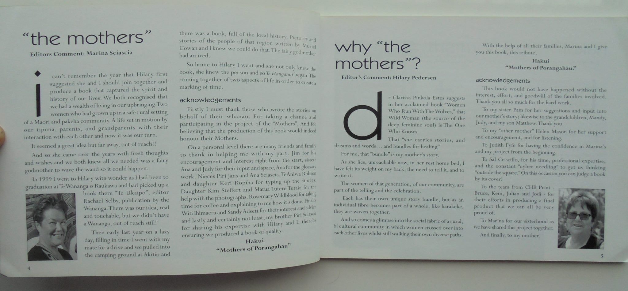 Hakui: Mothers of Porangahau By Marina Sciascia & Hilary Pedersen.