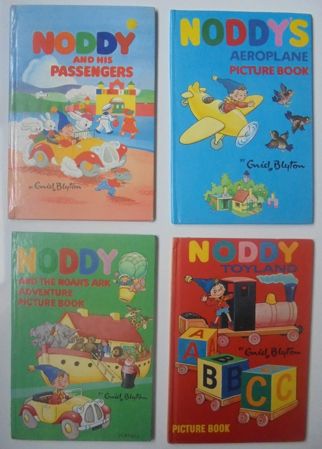 4 Enid Blyton Noddy hardback books. (1960's and 19070's)
