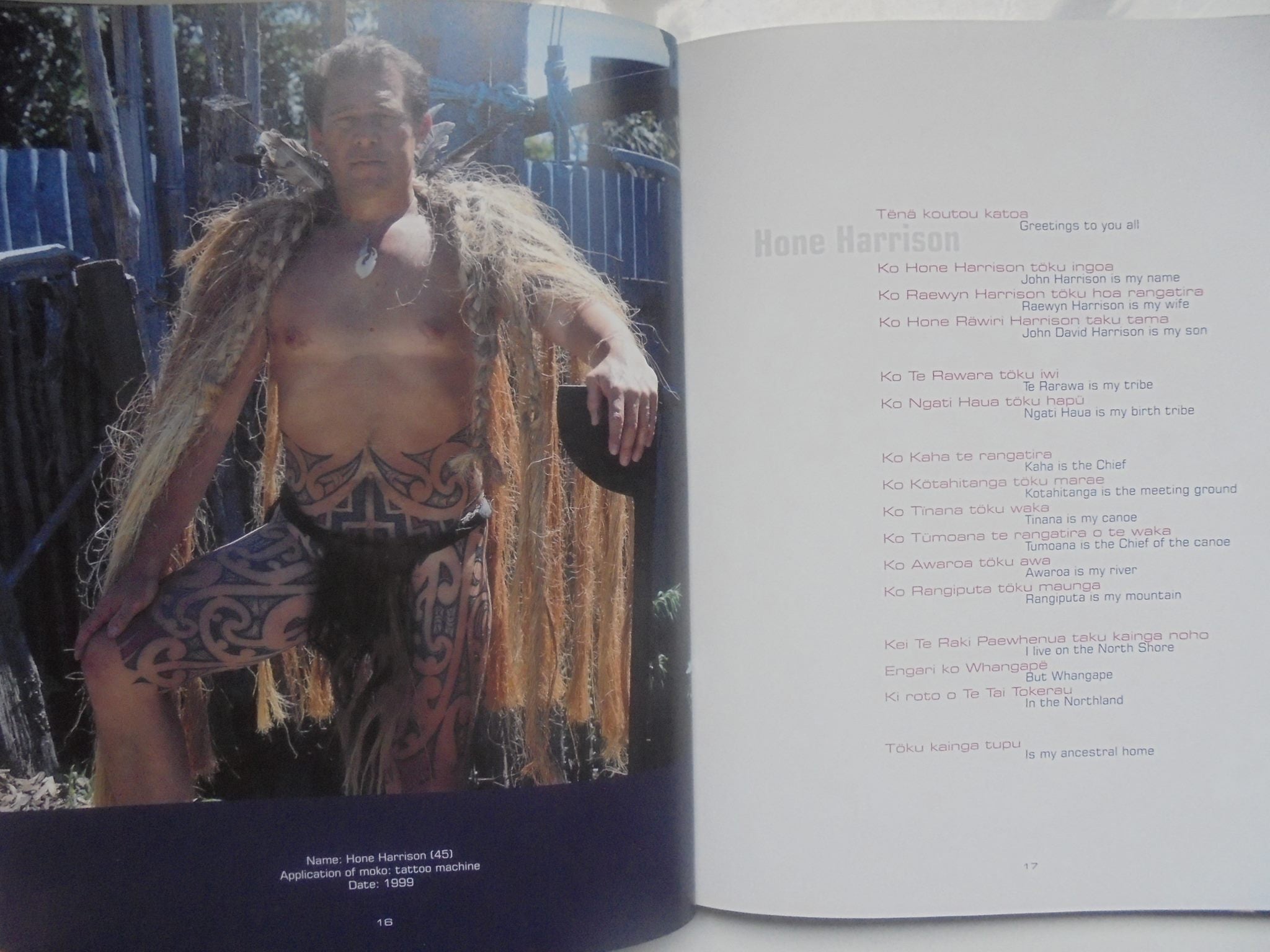 Dedicated by Blood. Renaissance of Ta Moko. Moko by Gordon Toi Hatfield