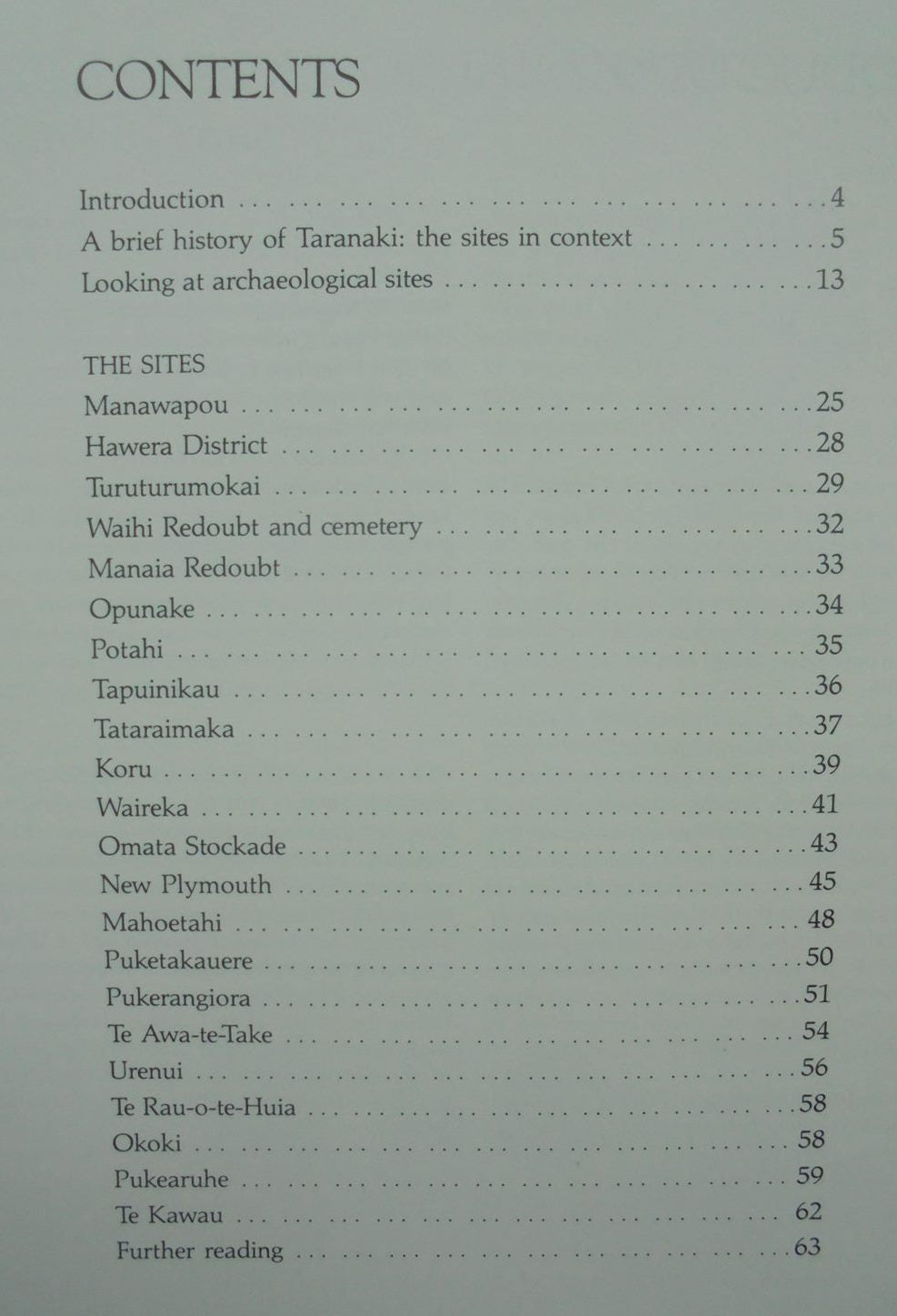 Historic Taranaki: An archaeological guide. By Prickett, Nigel