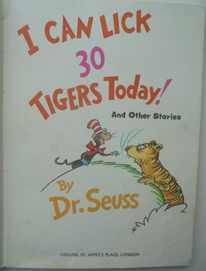 I Can Lick 30 Tigers Today! And Other Stories. 1970 First Edition.