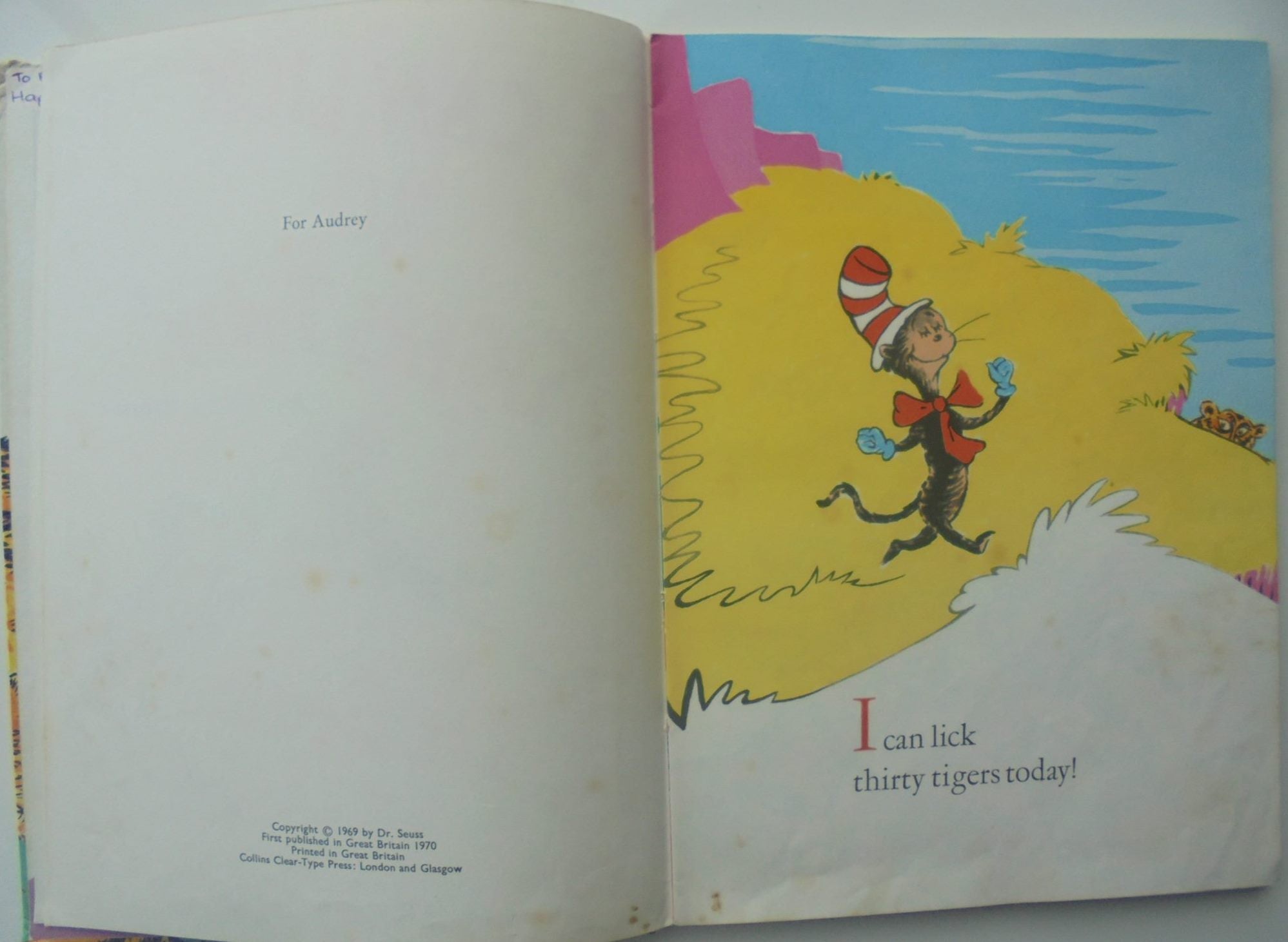 I Can Lick 30 Tigers Today! And Other Stories. 1970 First Edition.