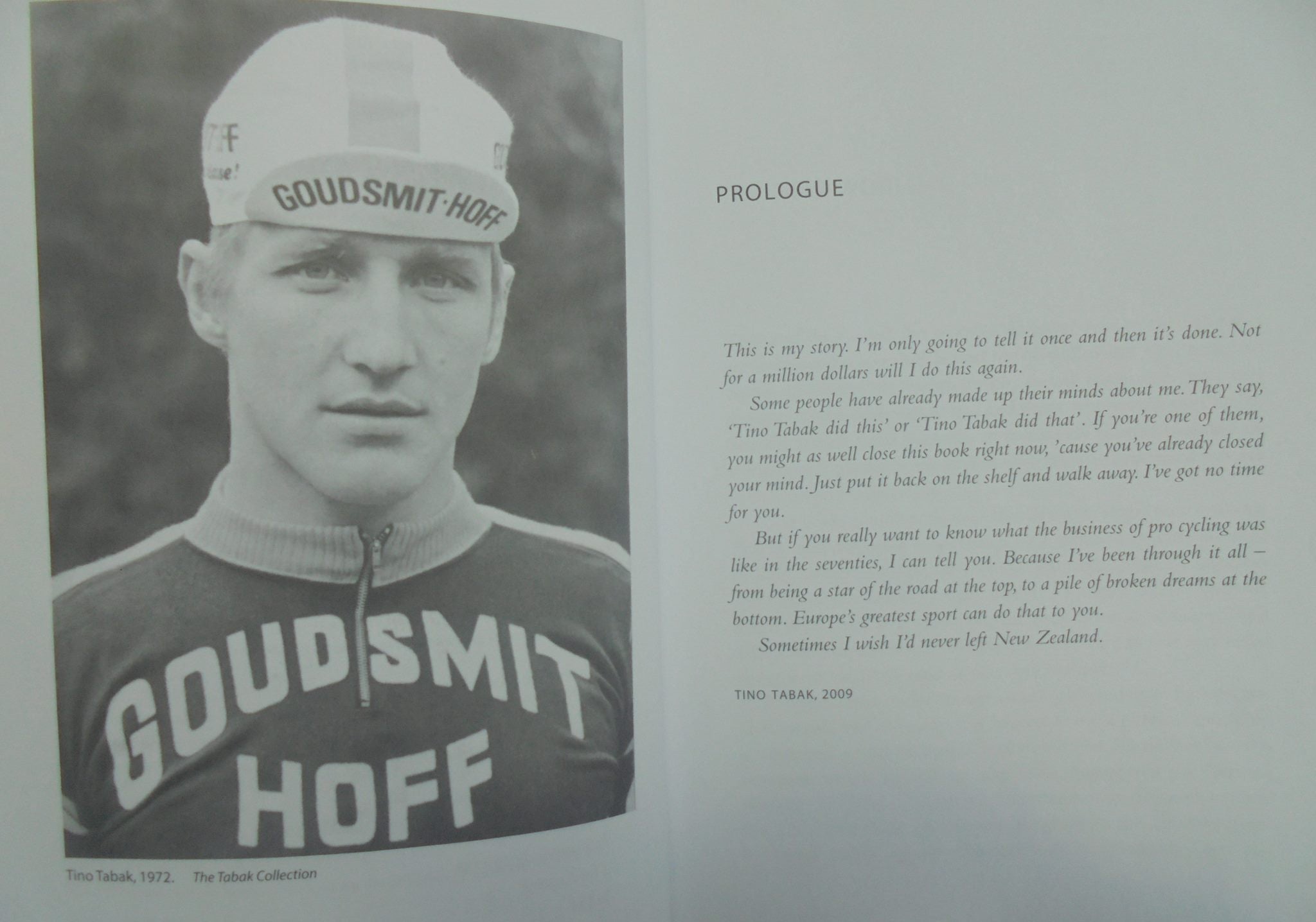 Tino Tabak Dreams and Demons of a New Zealand Cycling Legend By Jonathan Kennett