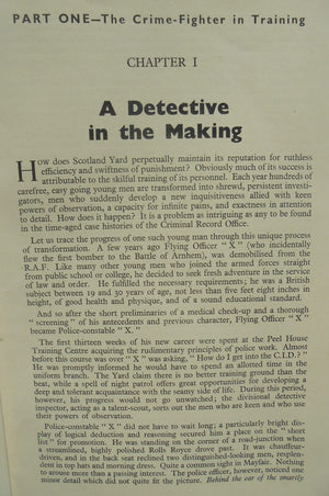 No Hiding Place!: The full authentic story of Scotland Yard in action. BY Percy Hoskins. (Chief Crime Reporter of the London Daily Express)