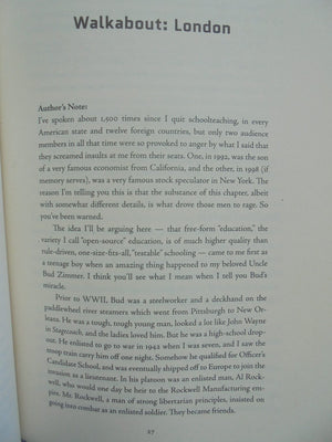 Weapons of Mass Instruction A Schoolteacher's Journey Through the Dark World of Compulsory Schooling By Gatto, John Taylor