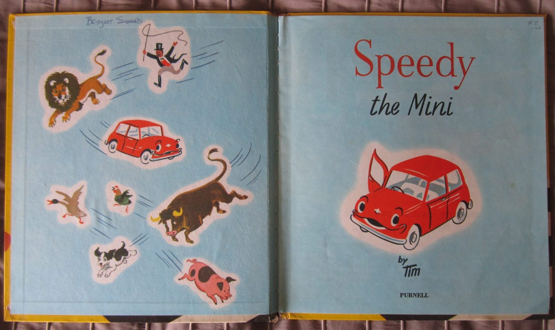 Speedy The Mini By Tim. 1964. 1st edition . SCARCE.