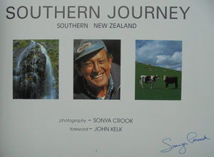 Southern Journey: Southern New Zealand. SIGNED BY PHOTOGRAPHER SONYA CROOK.