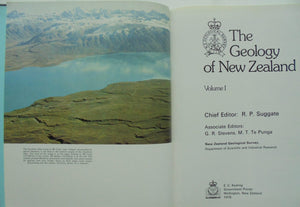 The Geology of New Zealand. 2 Volume set. BY R. P. Suggate and Graeme R. Stevens and M. T. Te Punga.