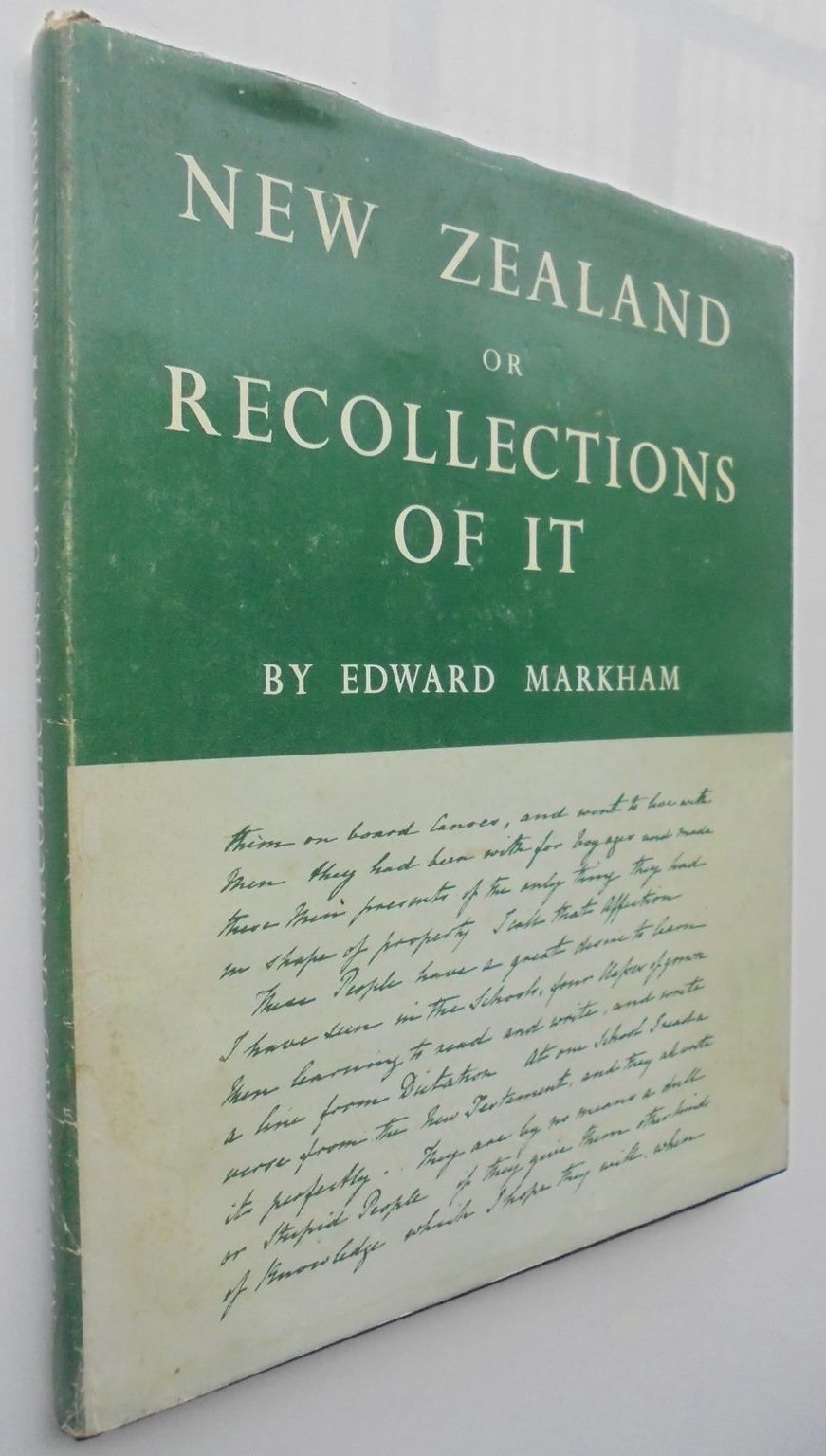 New Zealand or Recollections of It, By Edward Markham.