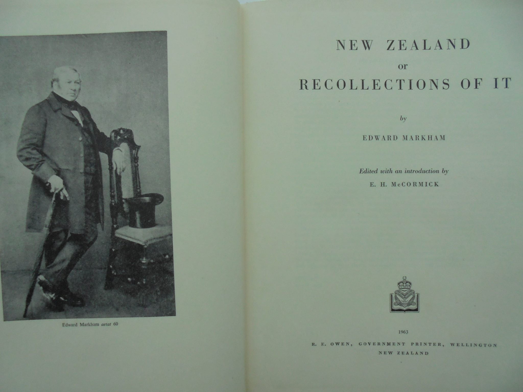 New Zealand or Recollections of It, By Edward Markham.