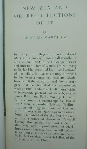 New Zealand or Recollections of It, By Edward Markham.