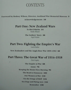 Scars on the Hear. Two Centuries of New Zealand at War By Chris Pugsley.