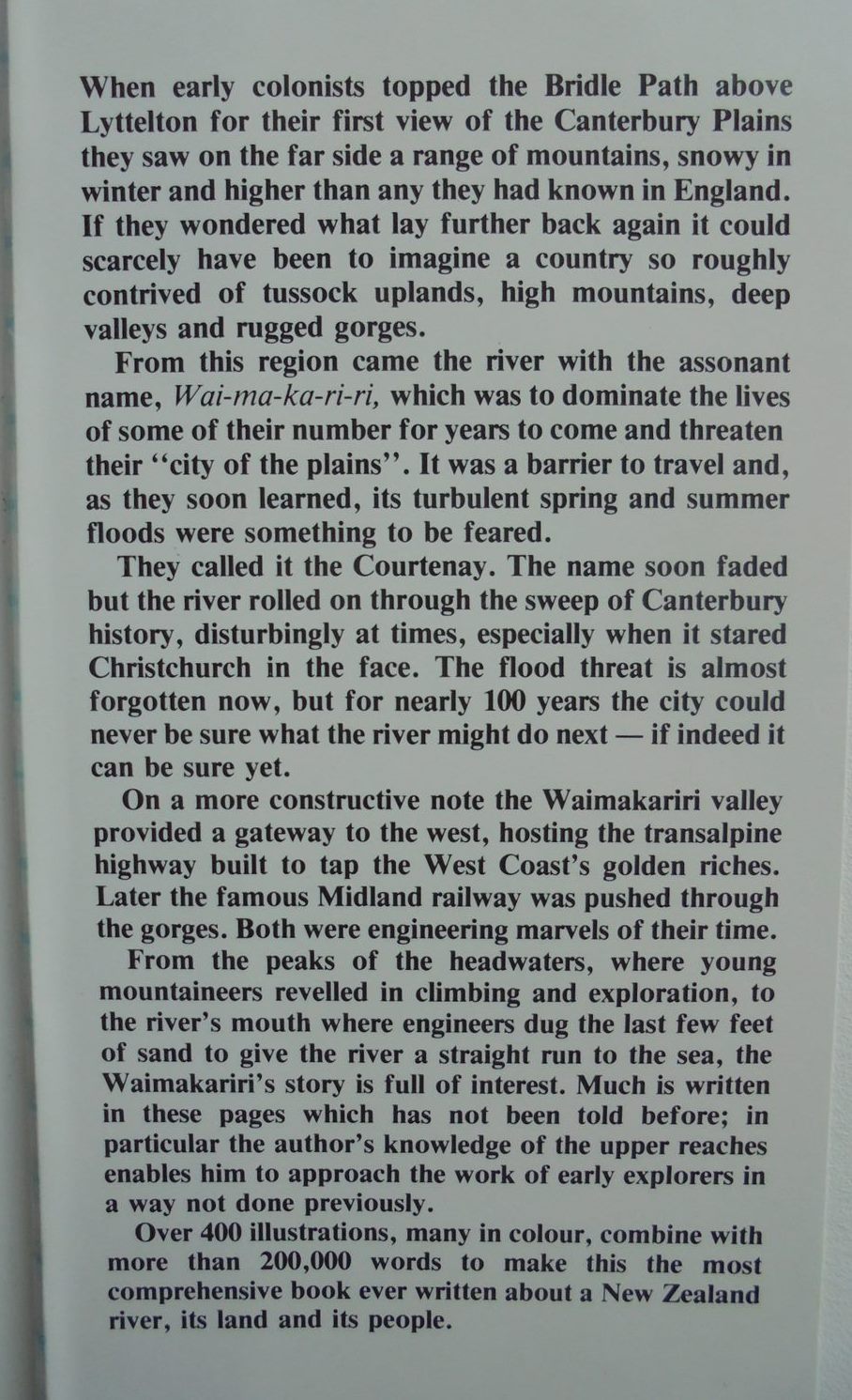 Waimakariri: Canterbury's "River of Cold Rushing Water"