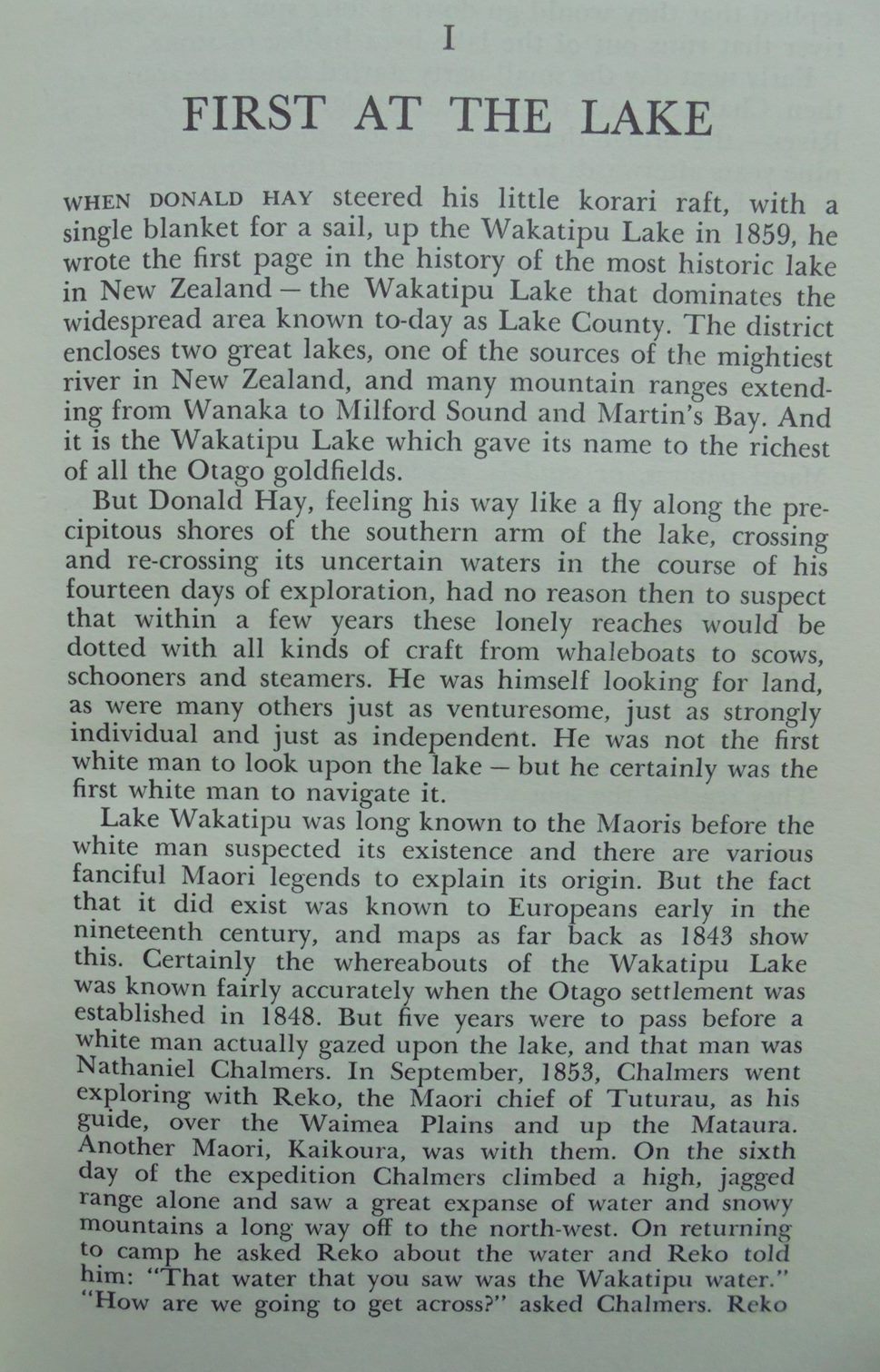 Golden Days of Lake County: A History of Lake Country and the Boroughs of Queenstown and Arrowtown. BY F G W Miller.