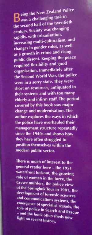 More than Law and Order: Policing a Changing Society, 1945-1992 (The History of Policing in New Zealand) by Butterworth, Susan