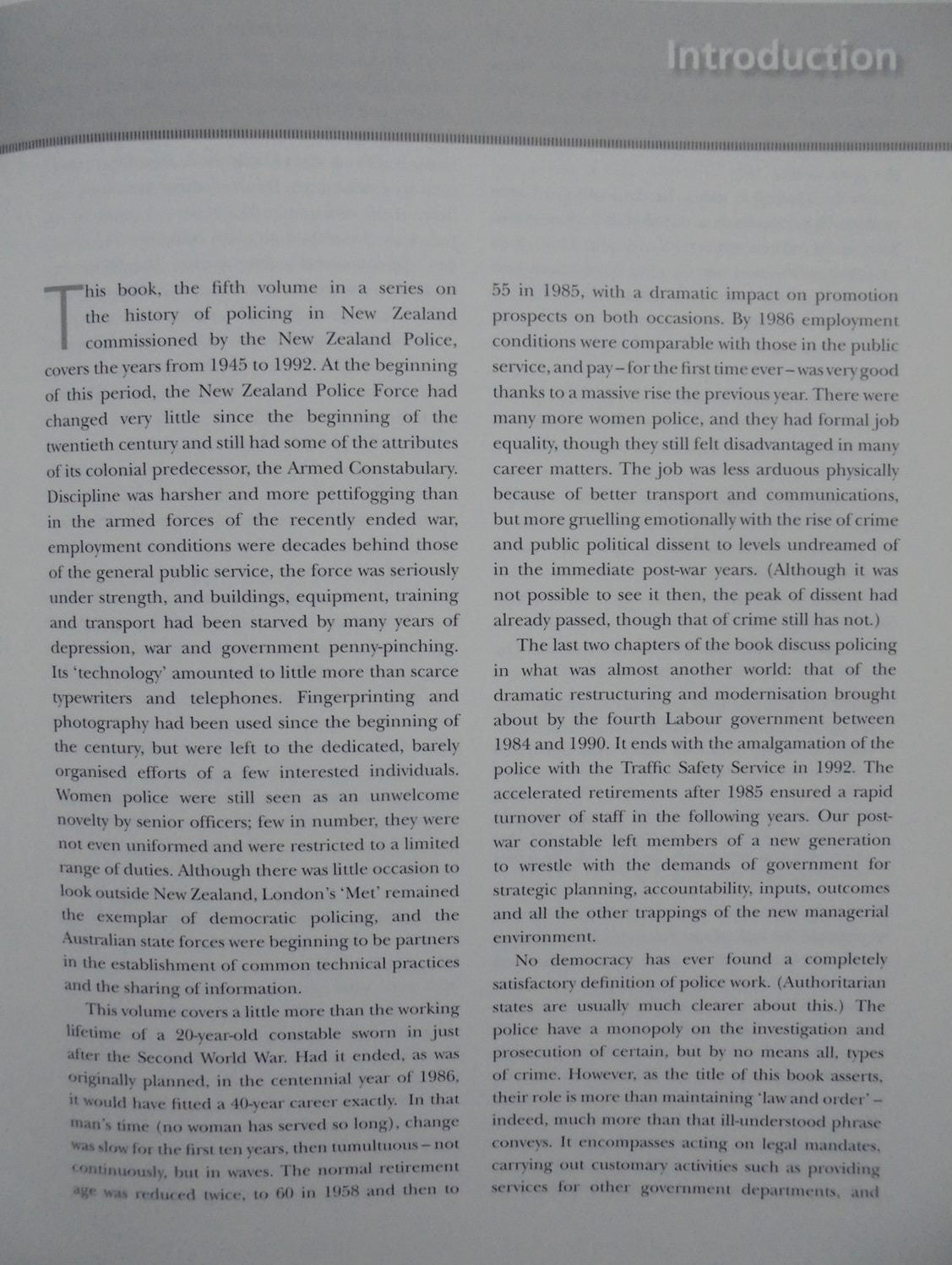 More than Law and Order: Policing a Changing Society, 1945-1992 (The History of Policing in New Zealand) by Butterworth, Susan