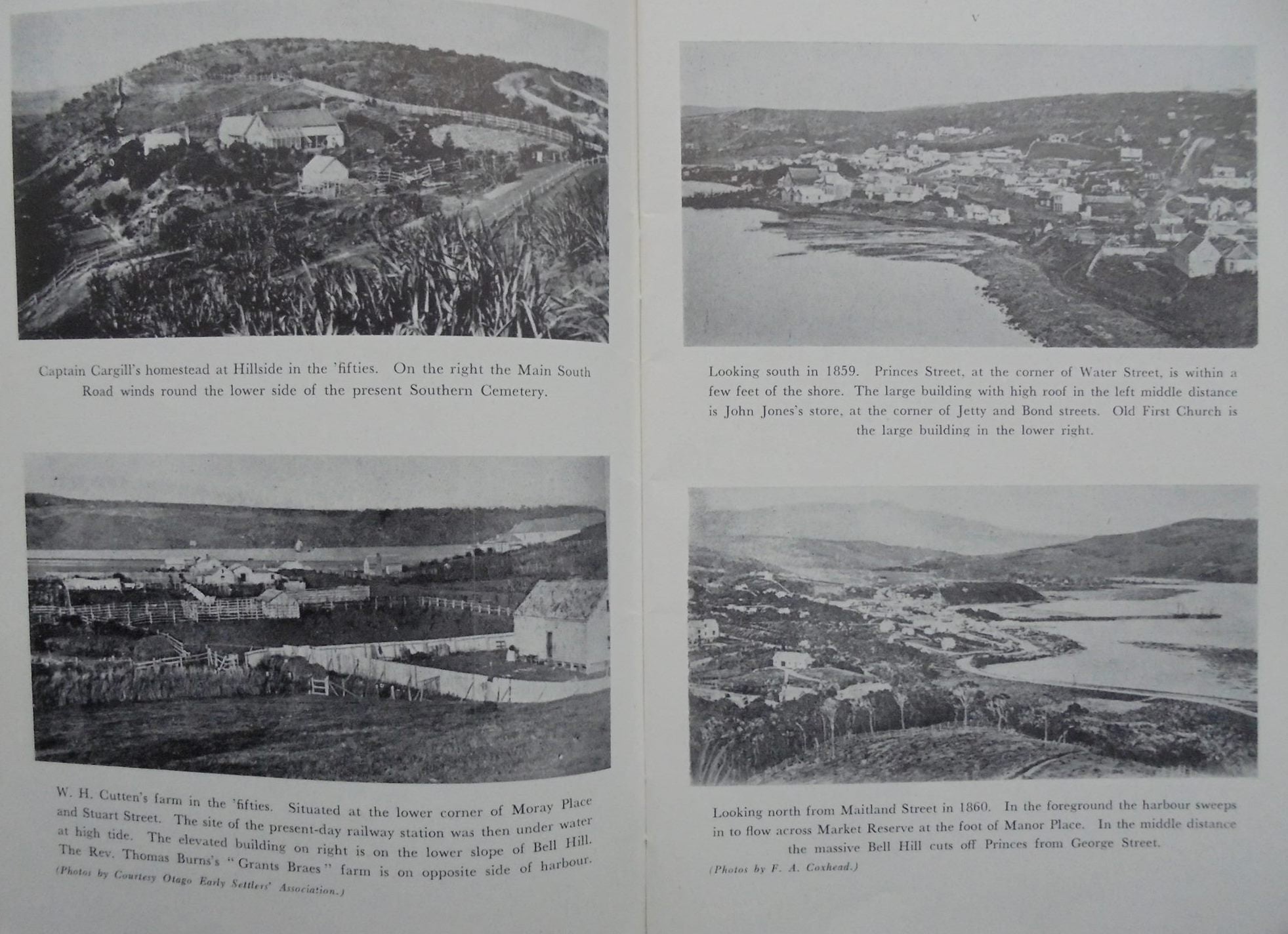 Early Dunedin in Pictures. BY A.H. Reed. SIGNED & DATED BY A H REED.