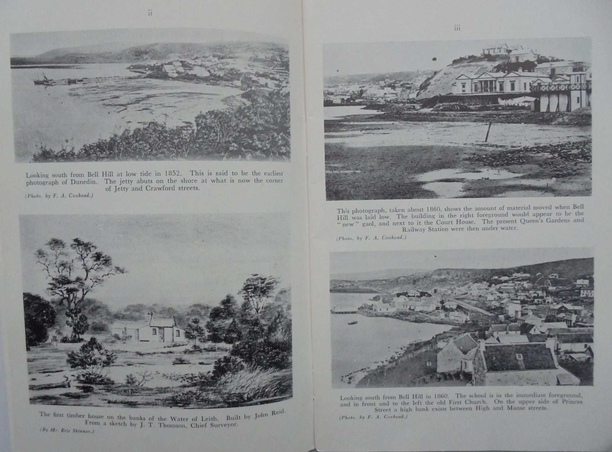 Early Dunedin in Pictures. BY A.H. Reed. SIGNED & DATED BY A H REED.