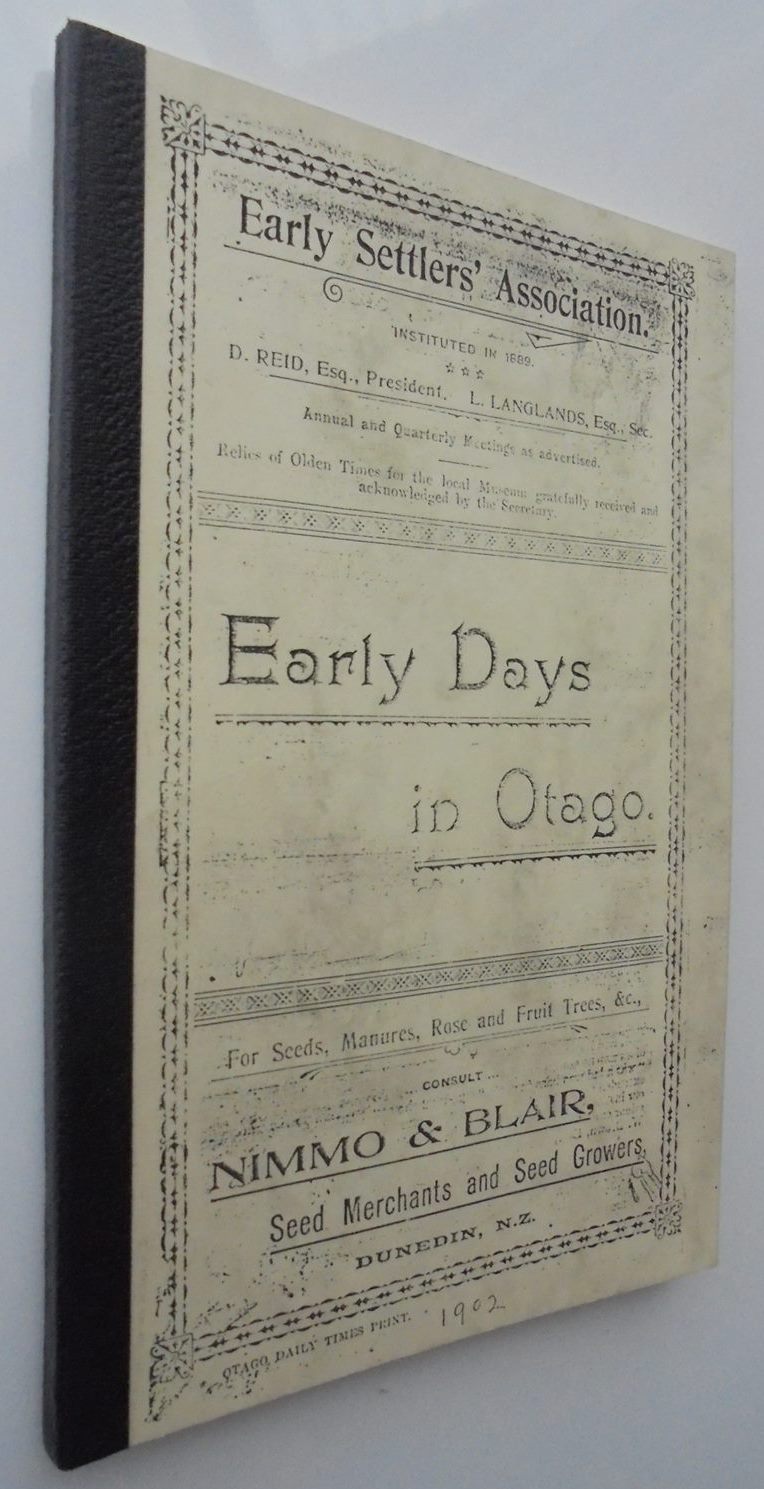 Early Days in Otago by James McIndoe.