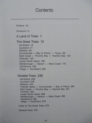 Great Trees of New Zealand BY S.W. Burstall & E.V. Sale.