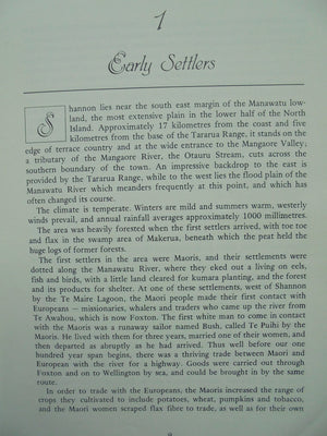 From Bush & Swamp. The Centenary of Shannon 1887 - 1987 by Marjorie D. Law. SIGNED BY AUTHOR.