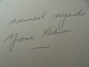 Greenstone Land. SIGNED by Kalman, Yvonne