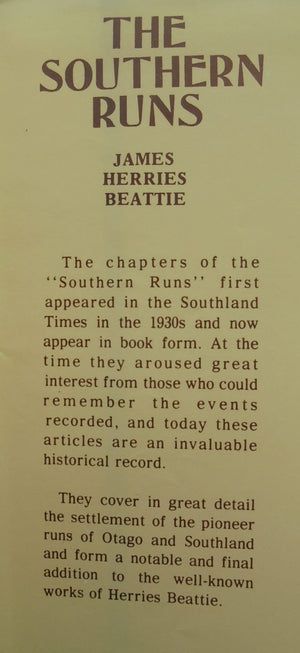 The Southern Runs by James Herries Beattie.