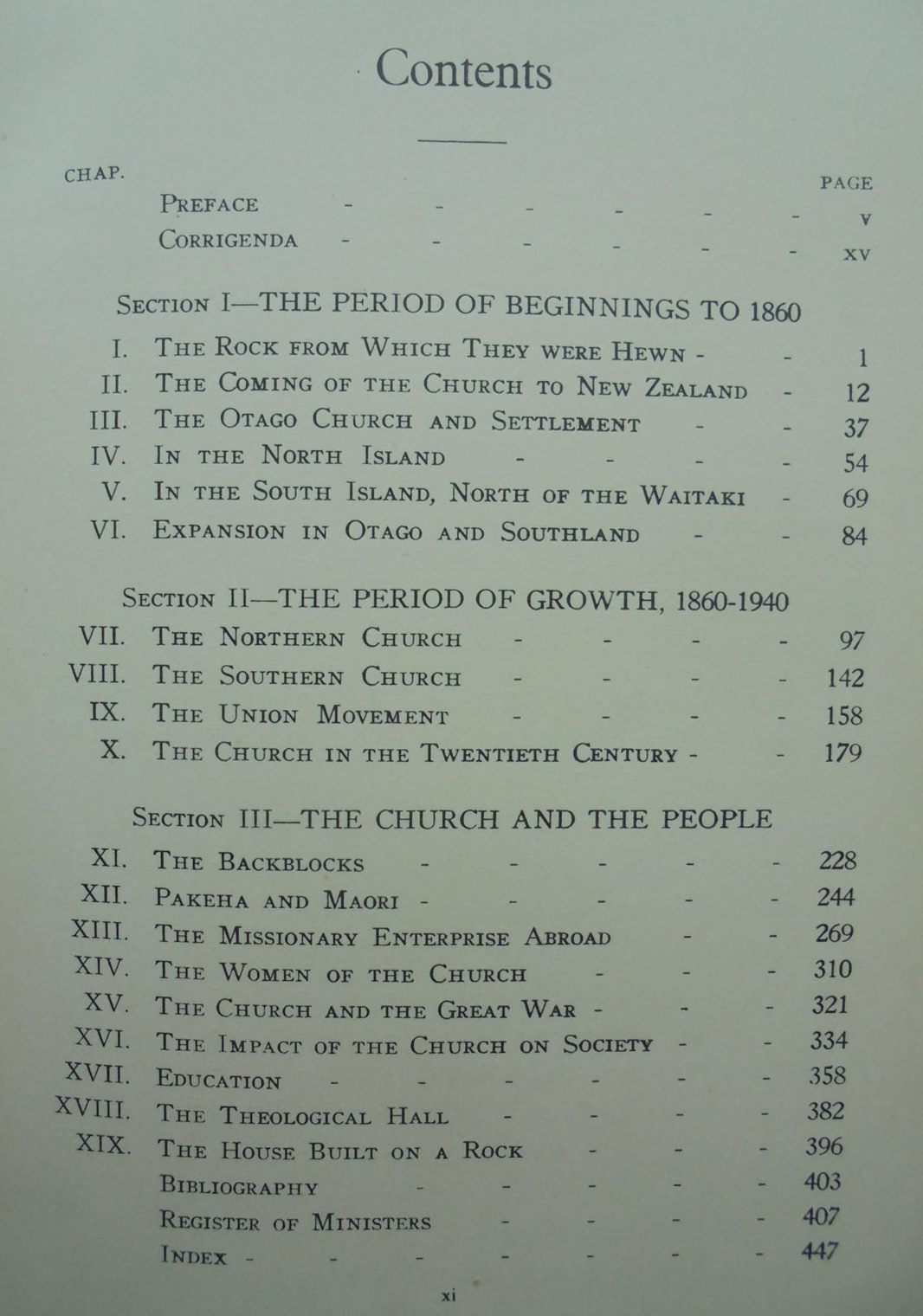 The History of the Presbyterian Church of New Zealand 1840-1940. By John Rawson Elder.