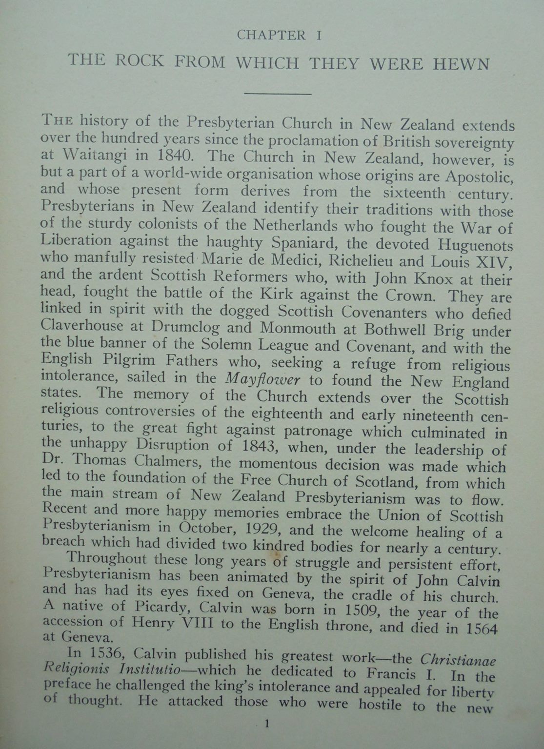 The History of the Presbyterian Church of New Zealand 1840-1940. By John Rawson Elder.