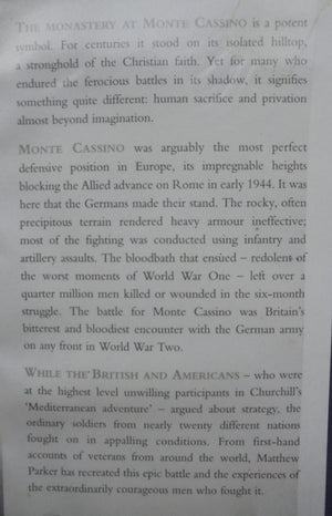 Monte Cassino The Story of One of the Hardest-fought Battles of World War Two By Matthew Parker