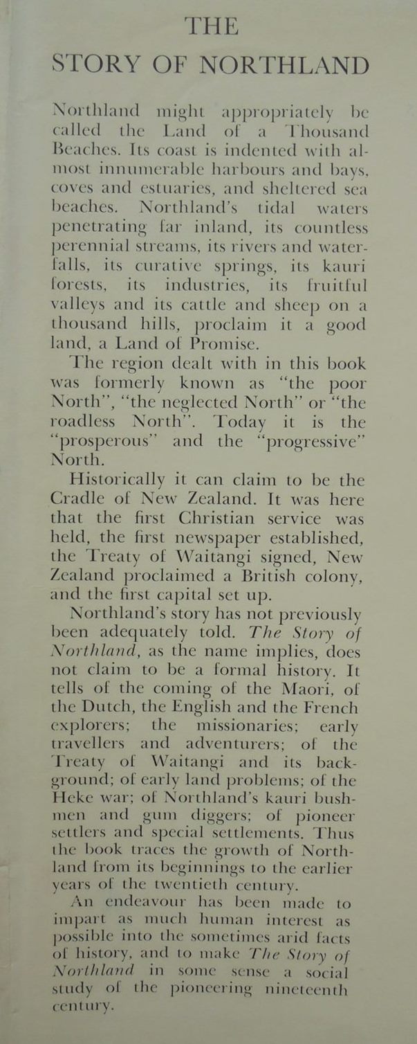 The Story of Northland. By A H Reed