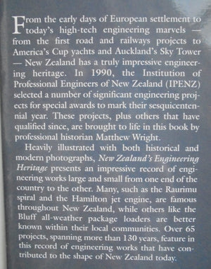 New Zealand Engineering Heritage 1870-2000 By Matthew Wright.