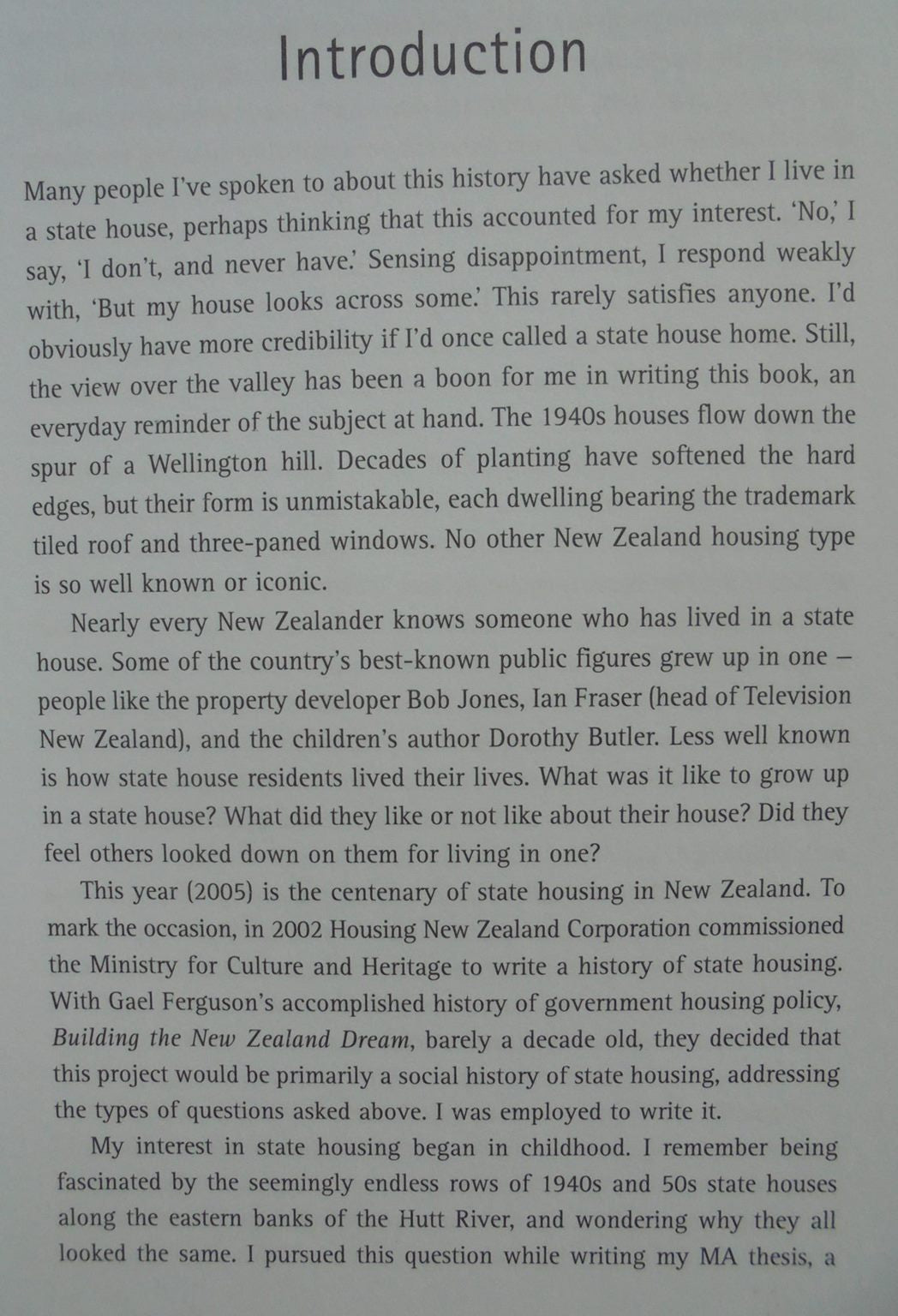 We Call it Home A History of State Housing in New Zealand By Ben Schrader.