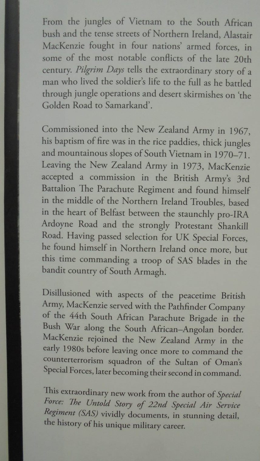 Pilgrim Days. From Vietnam to the SAS. By Alastair MacKenzie.