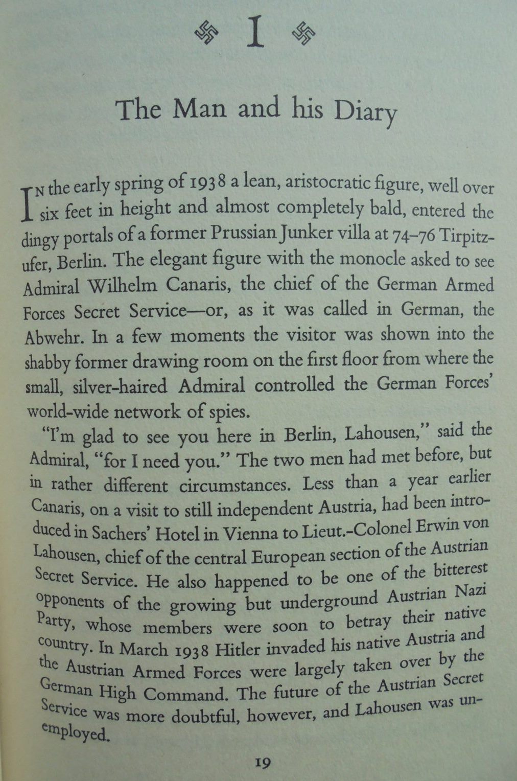 They Spied On England: Based on the German Secret Service War Diary of General Von Lahousen BY Charles Wighton & Gunter Peis.