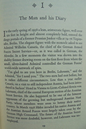 They Spied On England: Based on the German Secret Service War Diary of General Von Lahousen BY Charles Wighton & Gunter Peis.