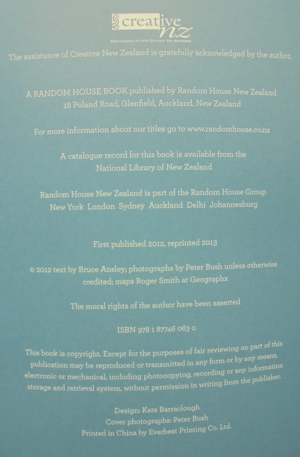 A Fabled Land. The Story of Canterbury's famous Mesopotamia Station. By Bruce Ansley and Peter Bush