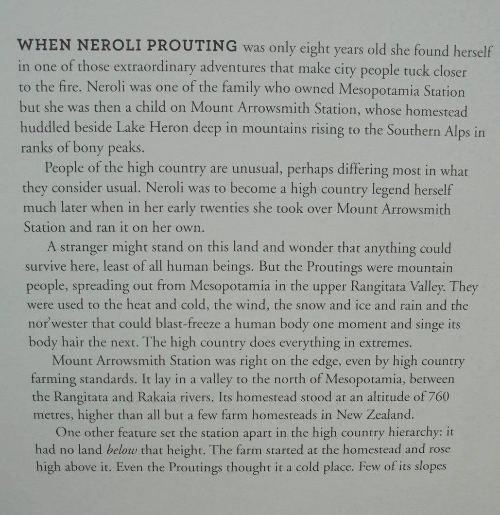 A Fabled Land. The Story of Canterbury's famous Mesopotamia Station. By Bruce Ansley and Peter Bush