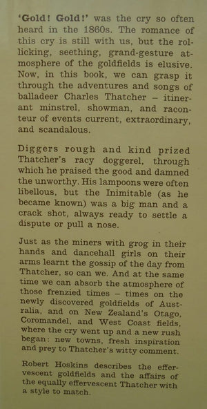 Goldfield Balladeer: The life and times of the celebrated Charles R. Thatcher. By Robert Hoskins