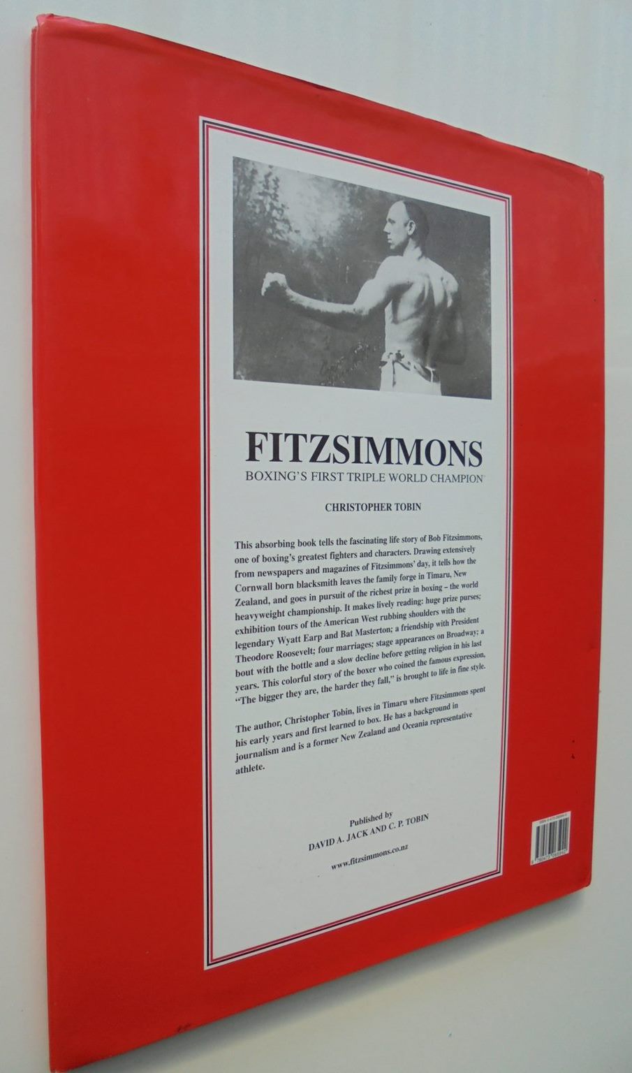 Fitzsimmons: Boxing's First Triple World Champion. By Christopher Tobin.