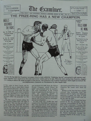 Fitzsimmons: Boxing's First Triple World Champion. By Christopher Tobin.