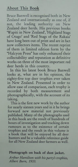 Great New Zealand Deer Heads (Vol 1) by D. Bruce Banwell. FIRST EDITION.