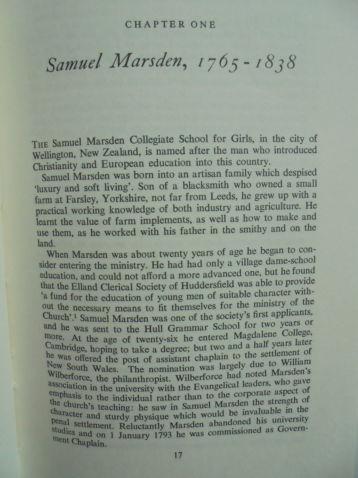 Marsden. The History of a New Zealand School for Girls. By Tosti Murray